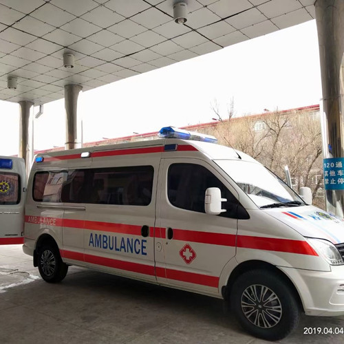 盂县救护车出租服务案例2